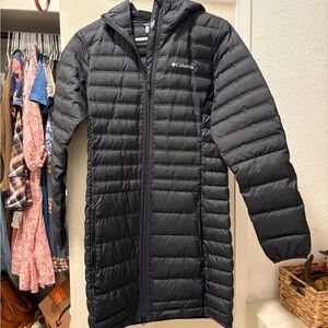 Columbia Women’s Long Black Puffer Jacket